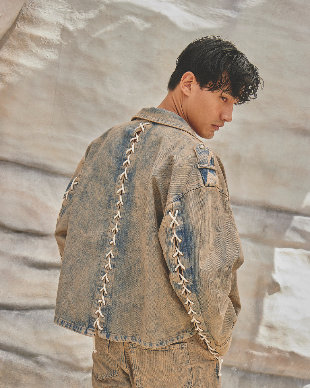 RIPPLE BLUE / ROSE GOLD – JACKET