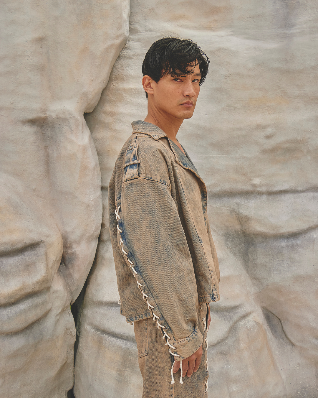 RIPPLE BLUE / ROSE GOLD – JACKET