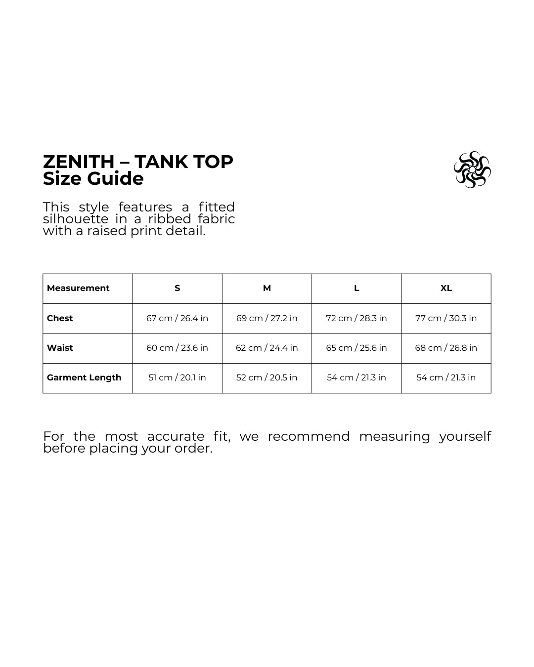 ZENITH - TANK TOP