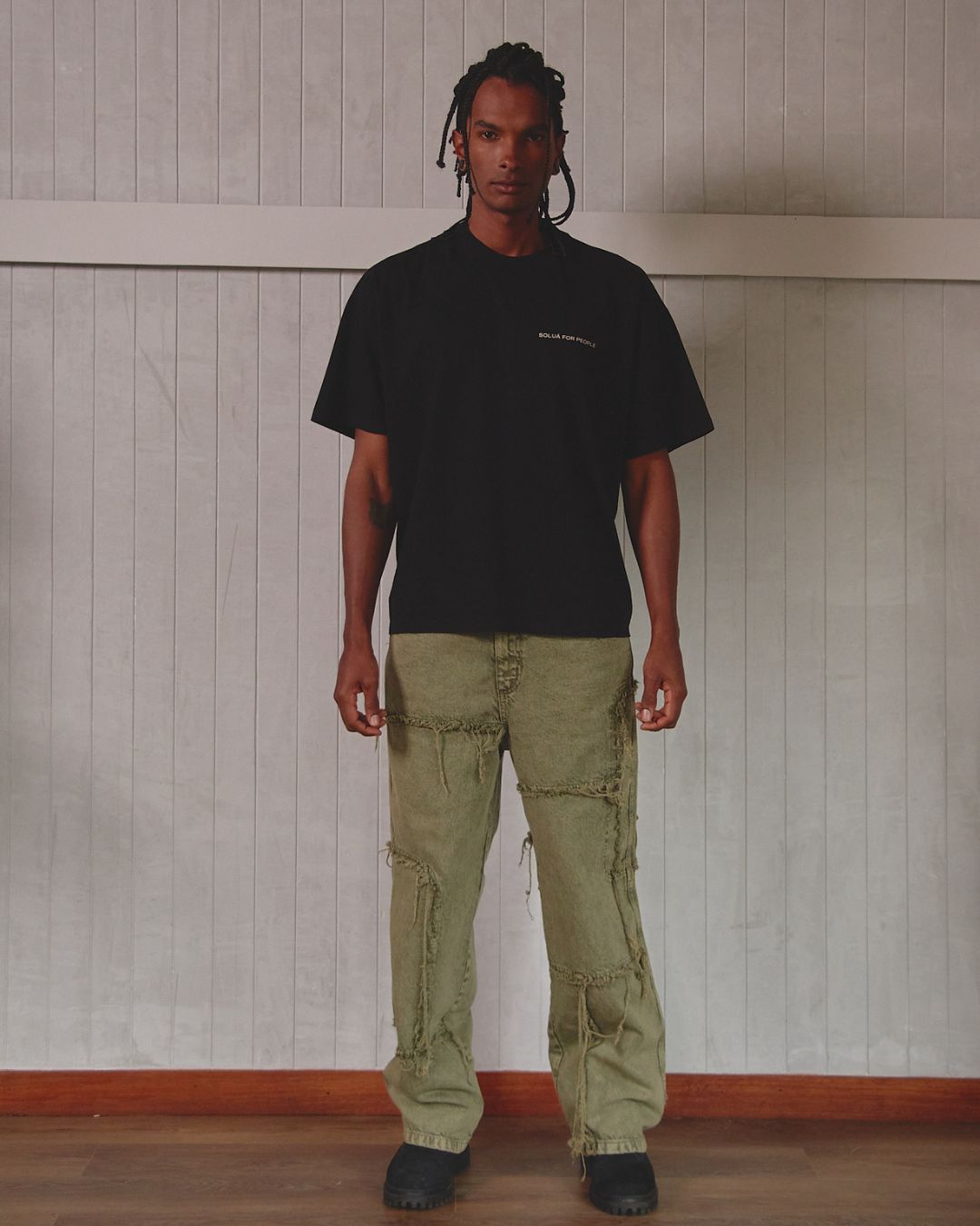 UNBOUND JEAN - ARMY GREEN