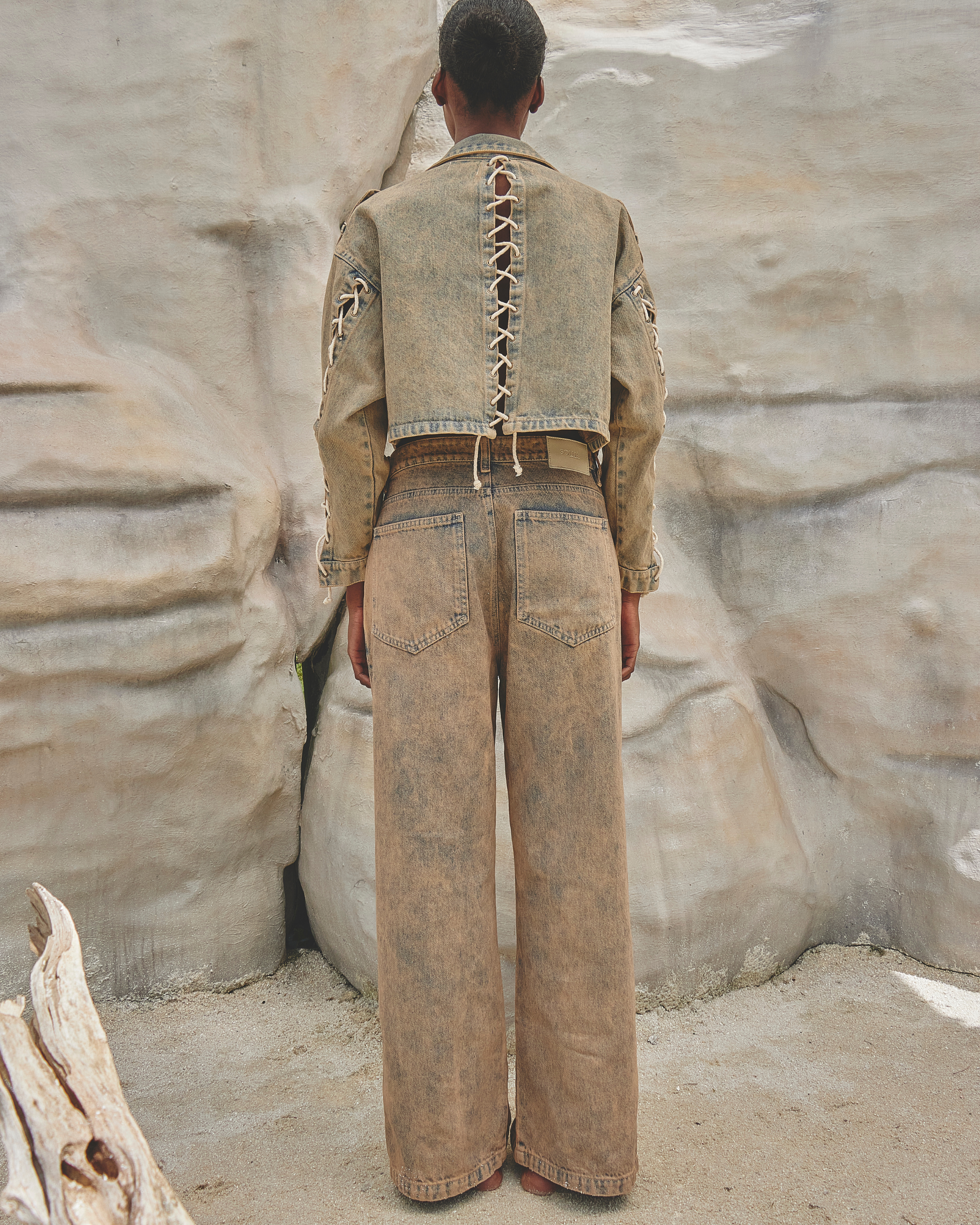 RIPPLE BLUE/ROSE GOLD - JEAN