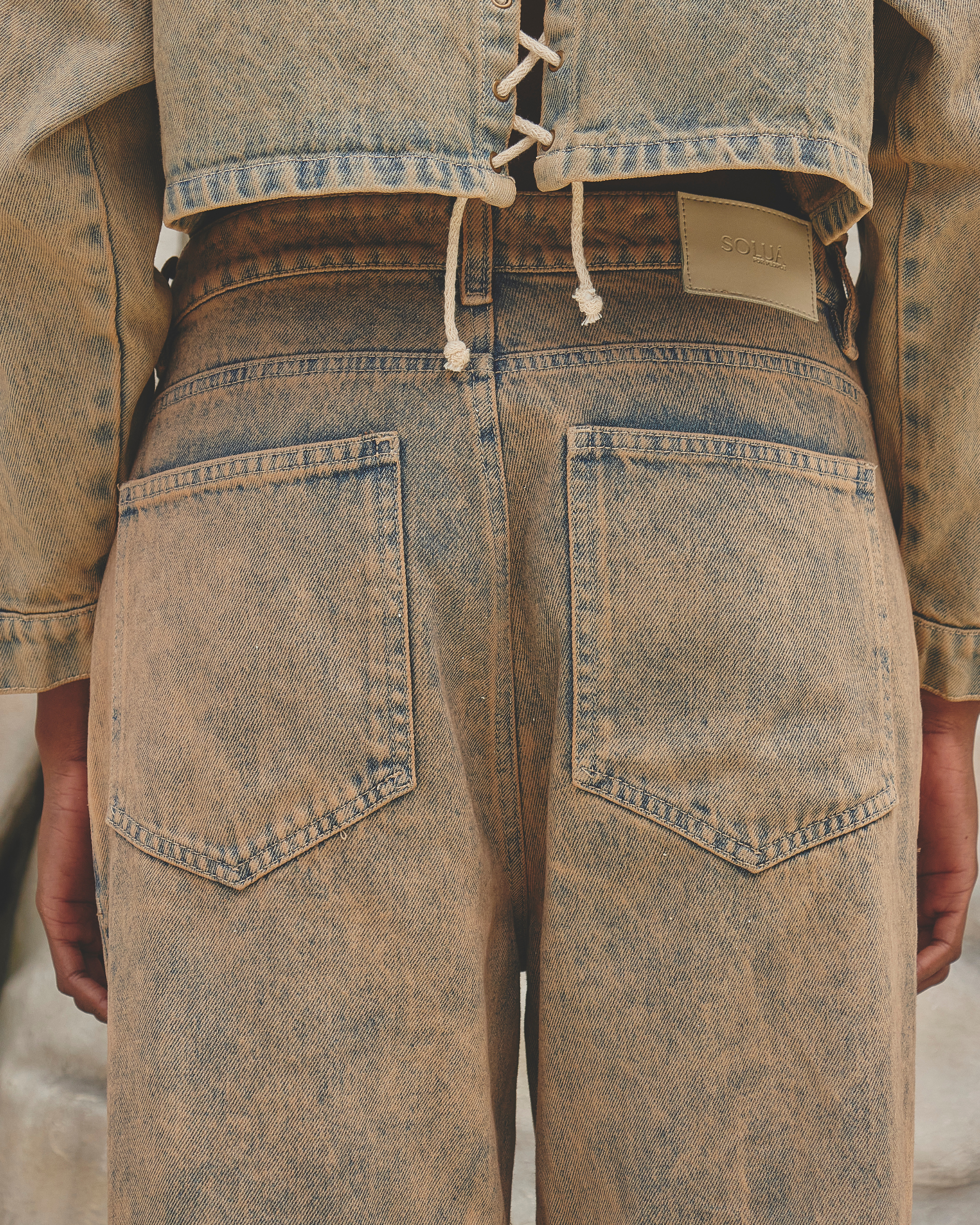 RIPPLE BLUE/ROSE GOLD - JEAN